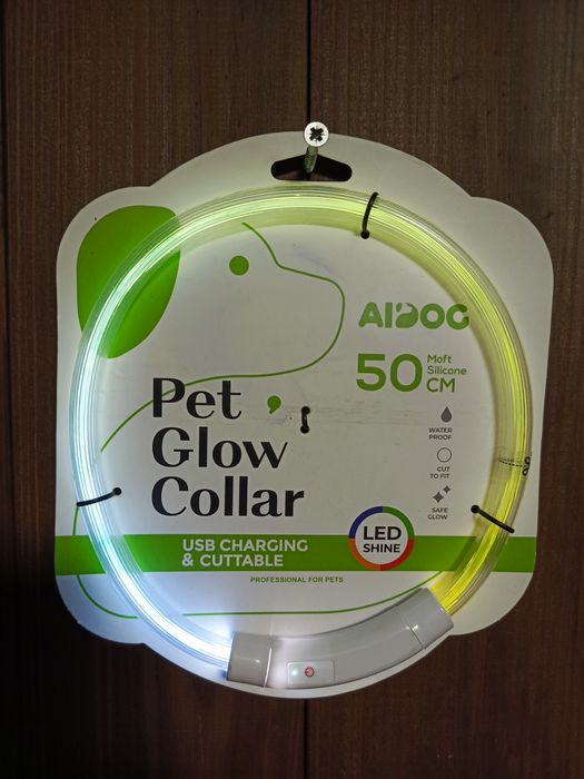 Obroża świecąca dla piesków