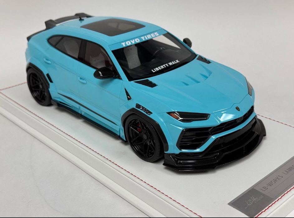 1:18 Ivy Models Lamborghini URUS Liberty Walk — Baby Blue