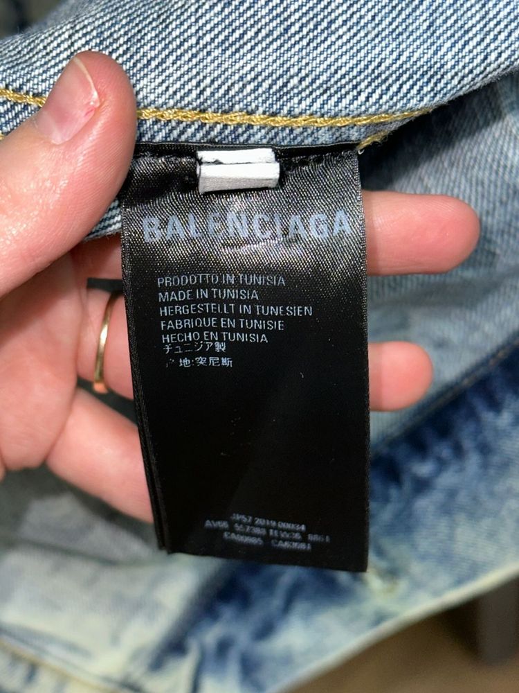 Джинсовая куртка Balenciaga оригинал
