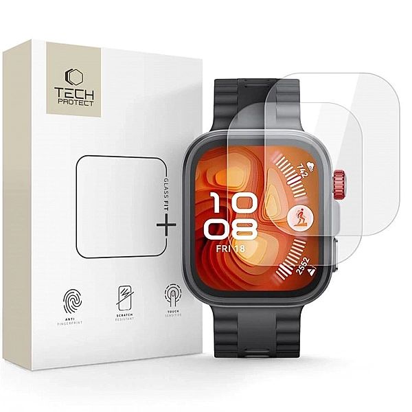 Szkło hartowane Tech-Protect Glass Fit+ 2-pack na Huawei Watch Fit 4 P