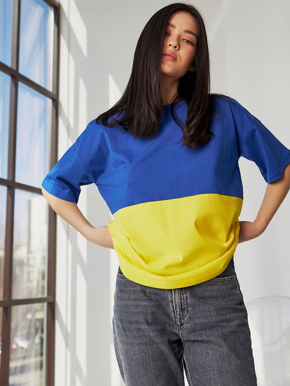 Футболка жіноча патріотична бавовна Україна якісна нова українське вир