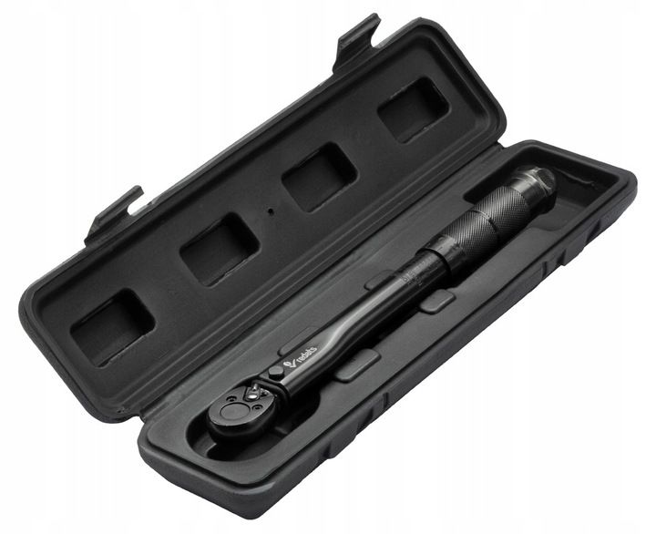 Klucz Dynamometryczny 1/4" 2-24nm Redats Czarny Z Blokadą Blokada Etui