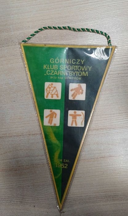 Proporczyk Górniczego Klubu Sportowego (GKS) "Czarni" Bytom
