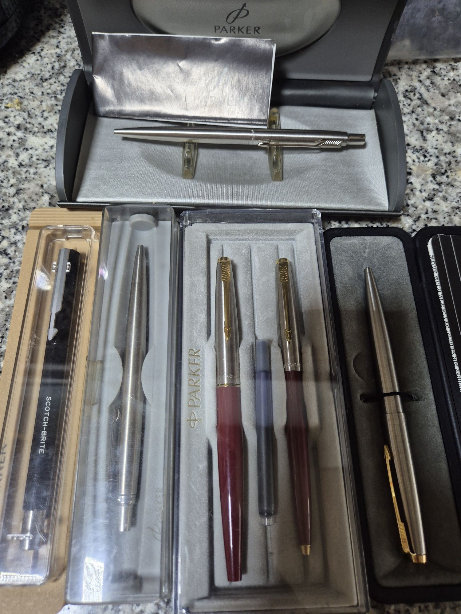 Coleção de canetas