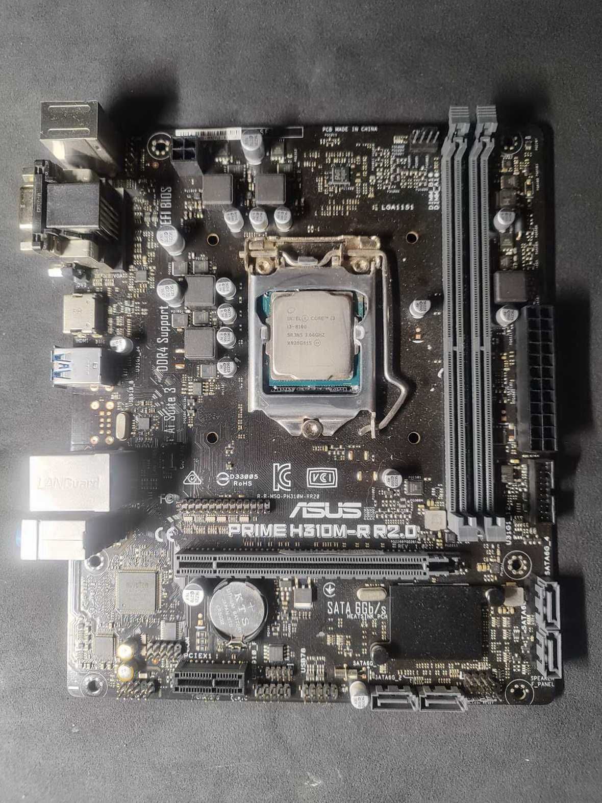 Компьютер ASUS Prime H310M-R R2.0 Intel i3-8100 320 Гб микро АТХ