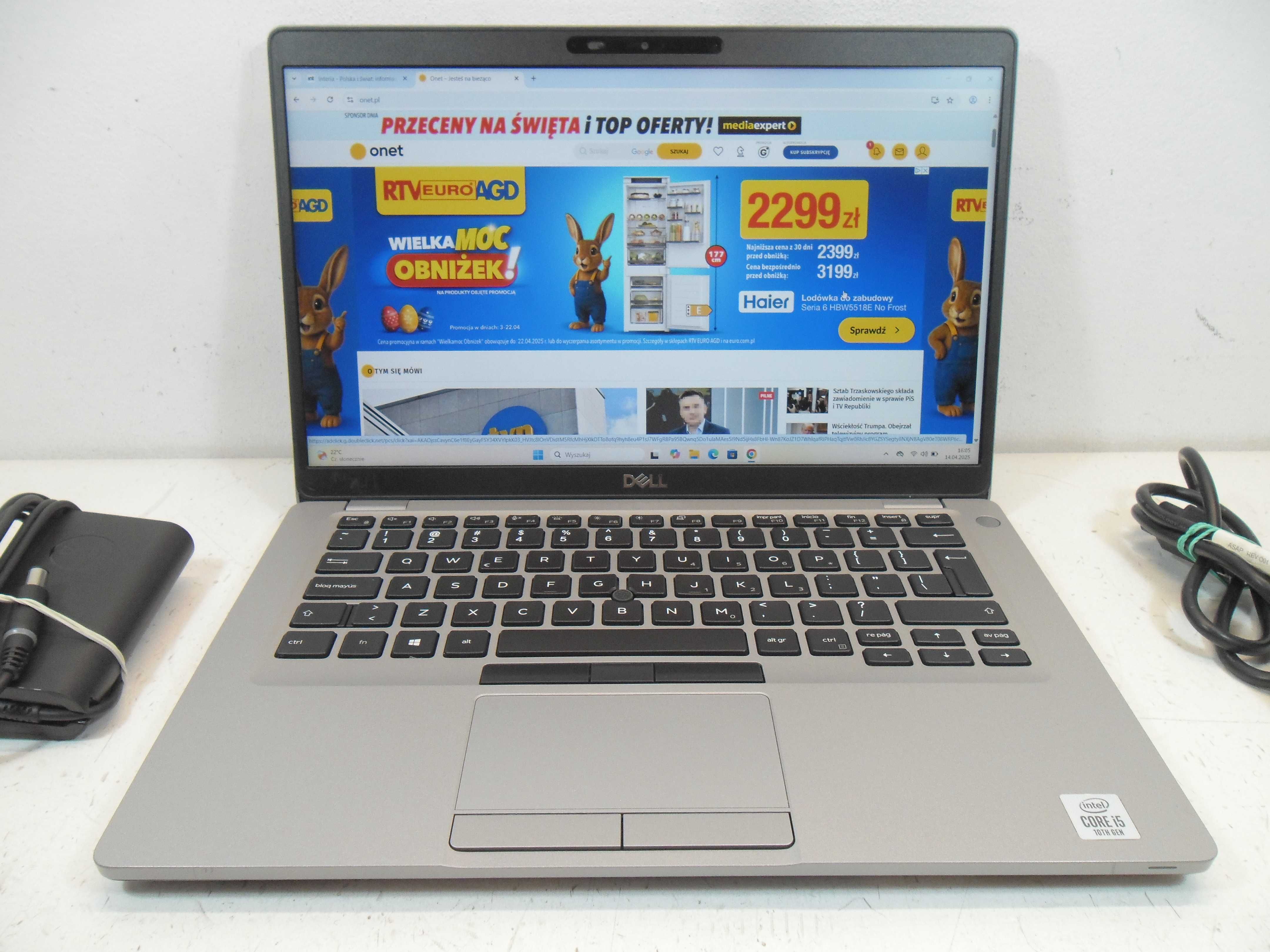 Dell Latitude 5410 4 x 4.20Ghz 16GB/512SSD POLECAMY Gwar ROK FV23% !