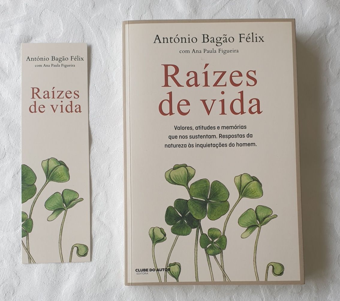 Livro RAÍZES DE VIDA de António Bagão Félix e Ana Paula Figueira