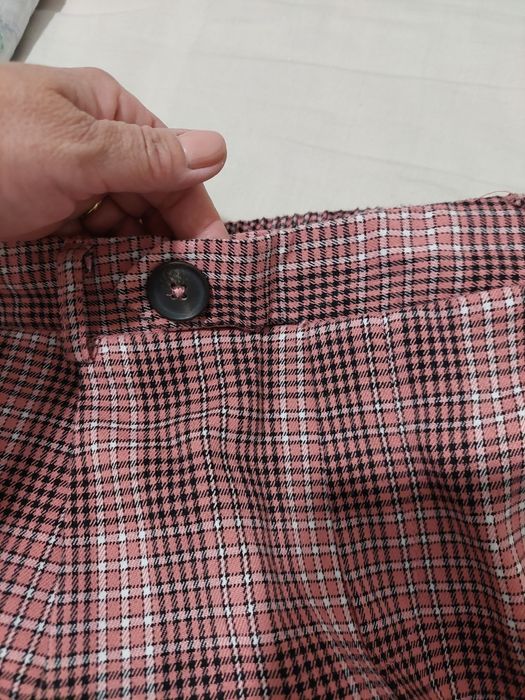 2 Calças xadrez Tam. XS