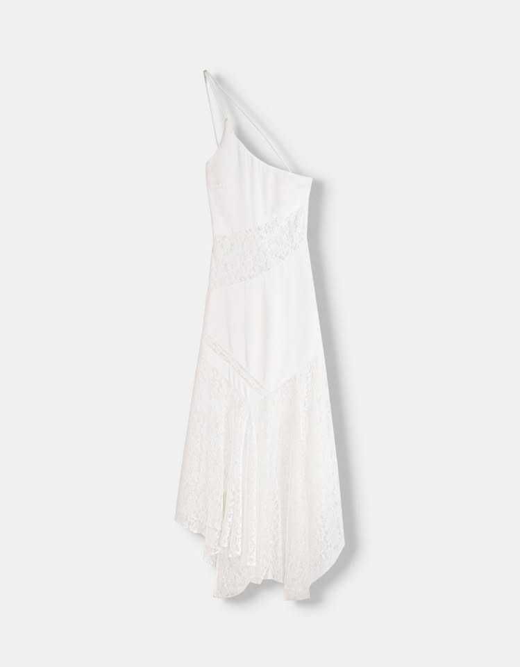 Vestido BOHO branco, de renda S