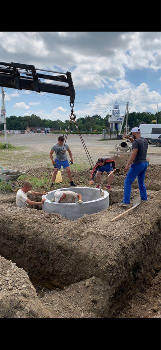 Копаємо каналізації Чернівці | Септики з переливом 6, 10, 15 м³ |