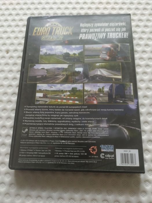 Euro Truck Simulator 2 dvd-rom