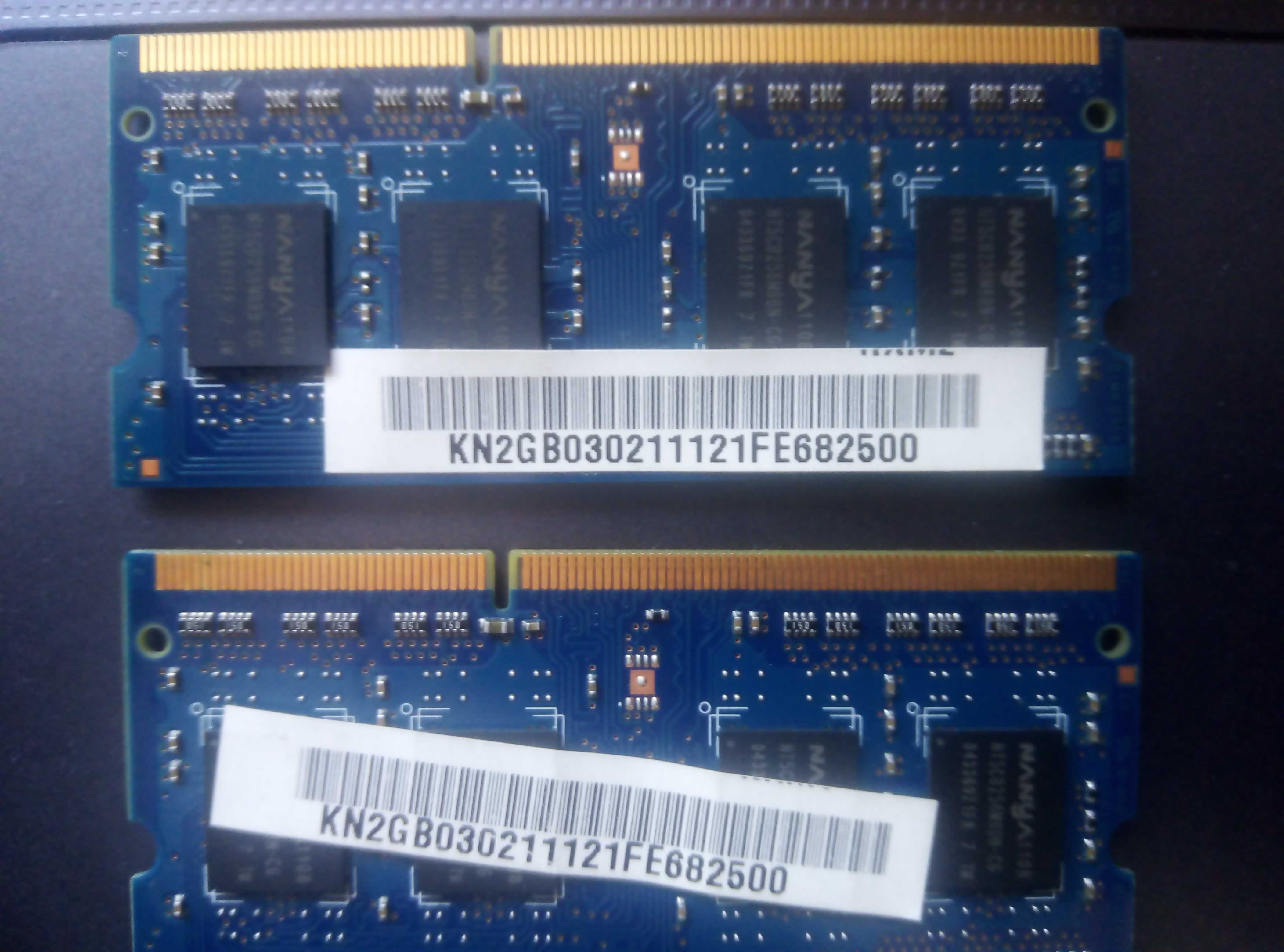 Оперативная Память so-dimm DDR3 2Gb 1rx8  2шт.