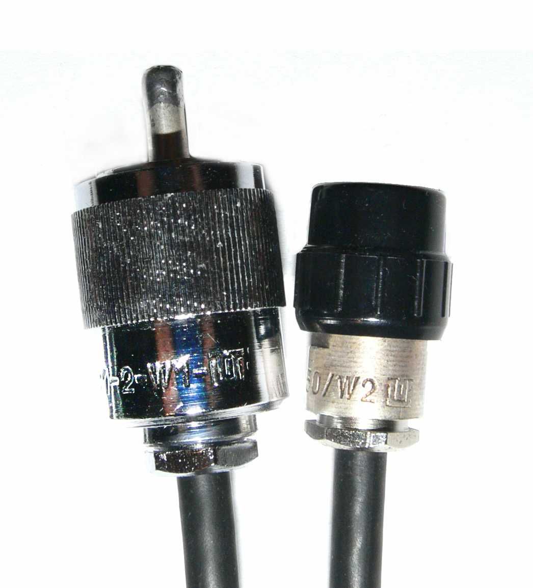 KABEL RG58 WTYK BNC- UC1 UHF 1,9m UNITRA . . . . . . . . . . . . . . .