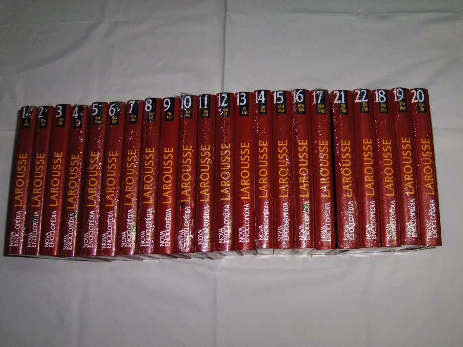 NOVA ENCICLOPÉDIA Larousse - 20 volumes - Novos