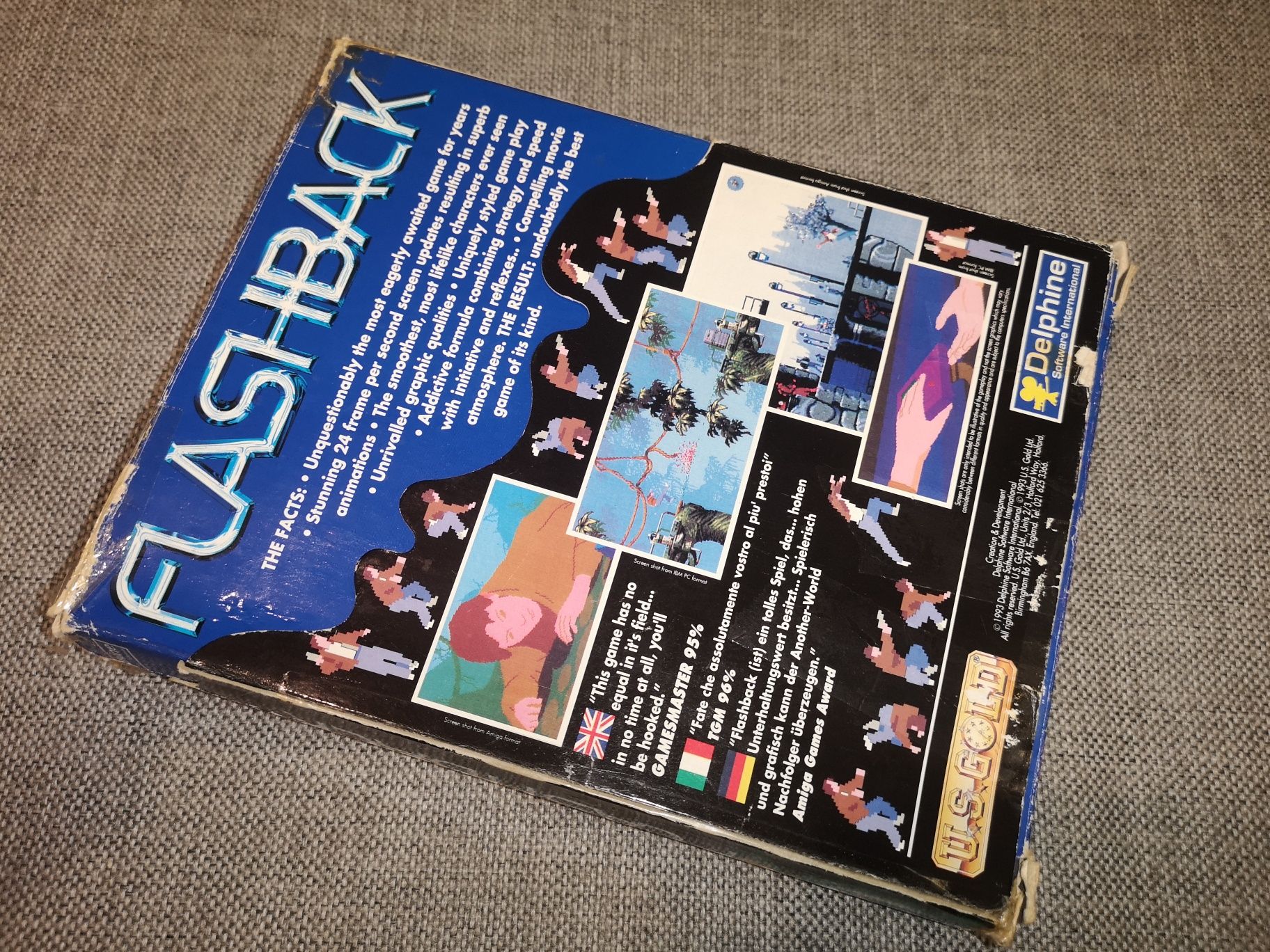 Flashback AMIGA gra BIG BOX Retro 1993 (rzadkość na rynku)