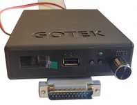 Emulator stacji dyskietek Gotek w obudowie OLEDEncoder do Amiga Czarny