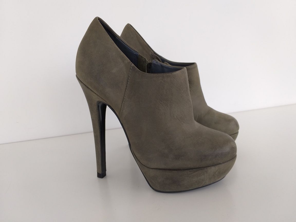 Buty botki skórzane Office London w rozmiarze 36 Nowe