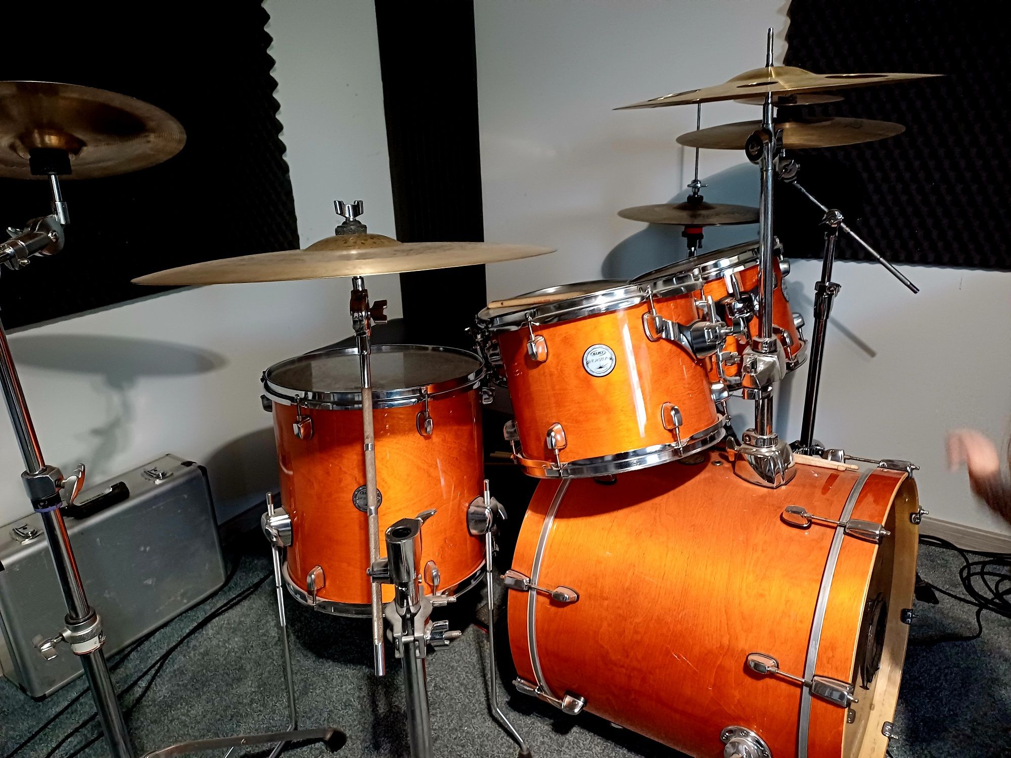 Mapex Horizon+Amedia Galata+Zildijan A+Meinl HCS+komplet pokrowców