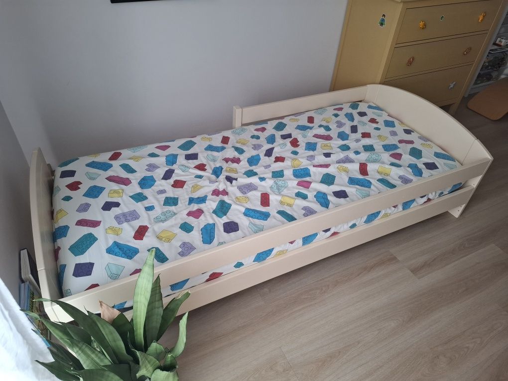 Łóżko dziecięce drewniane 90 x 200 cm MIKO Meble Wróbel