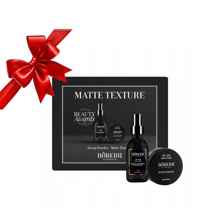 Noberu Zestaw Prezentowy Świąteczny do Fryzur Matte Texture