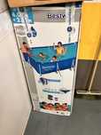 Piscina bestway steel pro usada