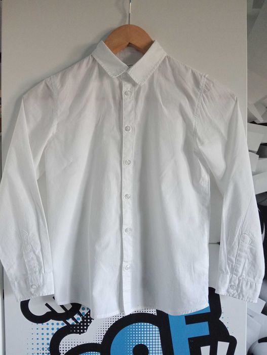 Koszula biała wizytowa Sinsay