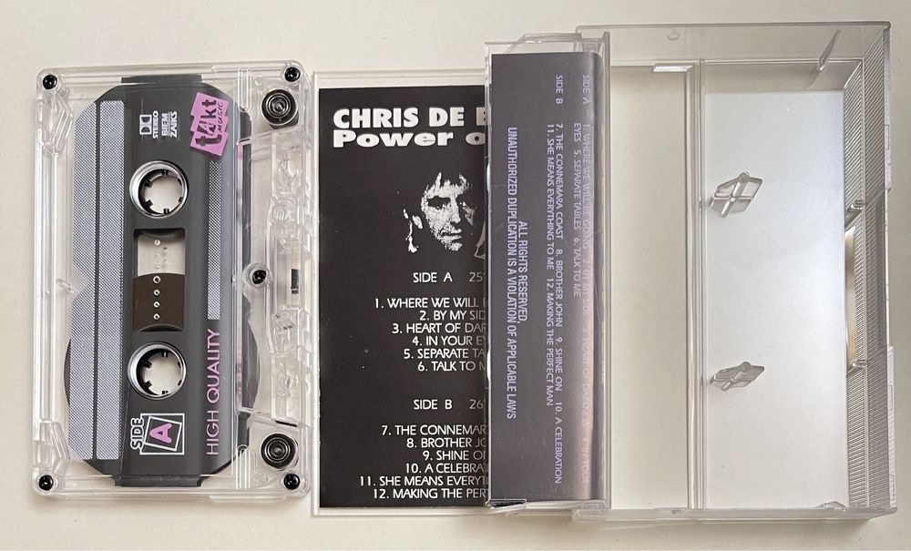 Chris De Burgh Power of ten kaseta magnetofonowa audio
