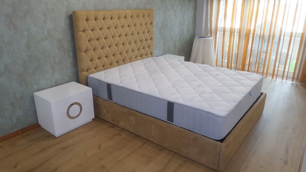 Cama Casal Estofada NOVO - FABRICA