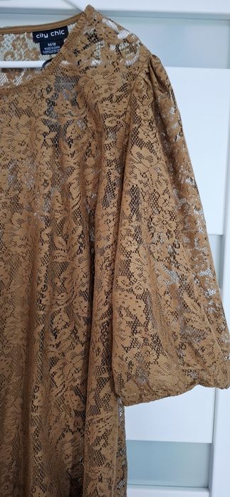 Bluzka koronka M oversize nowa