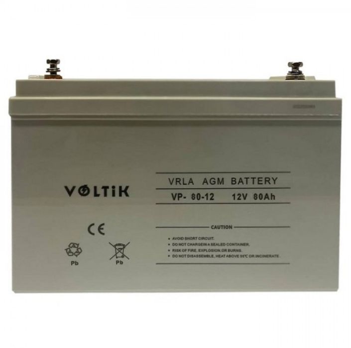 Аккумулятор гелевый VOLTIK AGM VP-65-12 12V 65Ah
