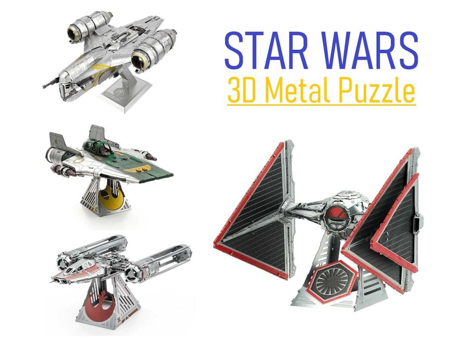 Металевий конструктор головоломка 3D Puzzle пазли Star Wars Piececool