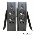 Ogromne kolumny CD REFERENCE R 500 szare 160W 4-8ohm bass 4x20cm
