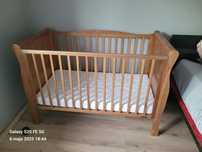 Łóżeczko Woodies Noble z materacem