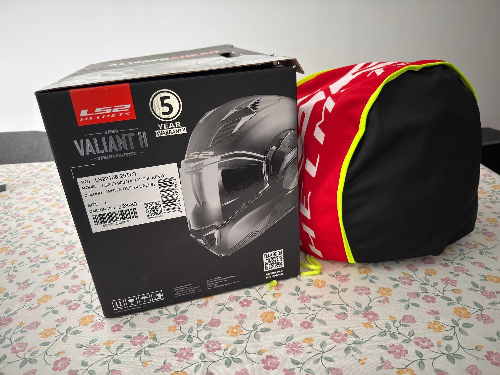 Capacete LS2 Sport Modular 360, Excelente como Novo