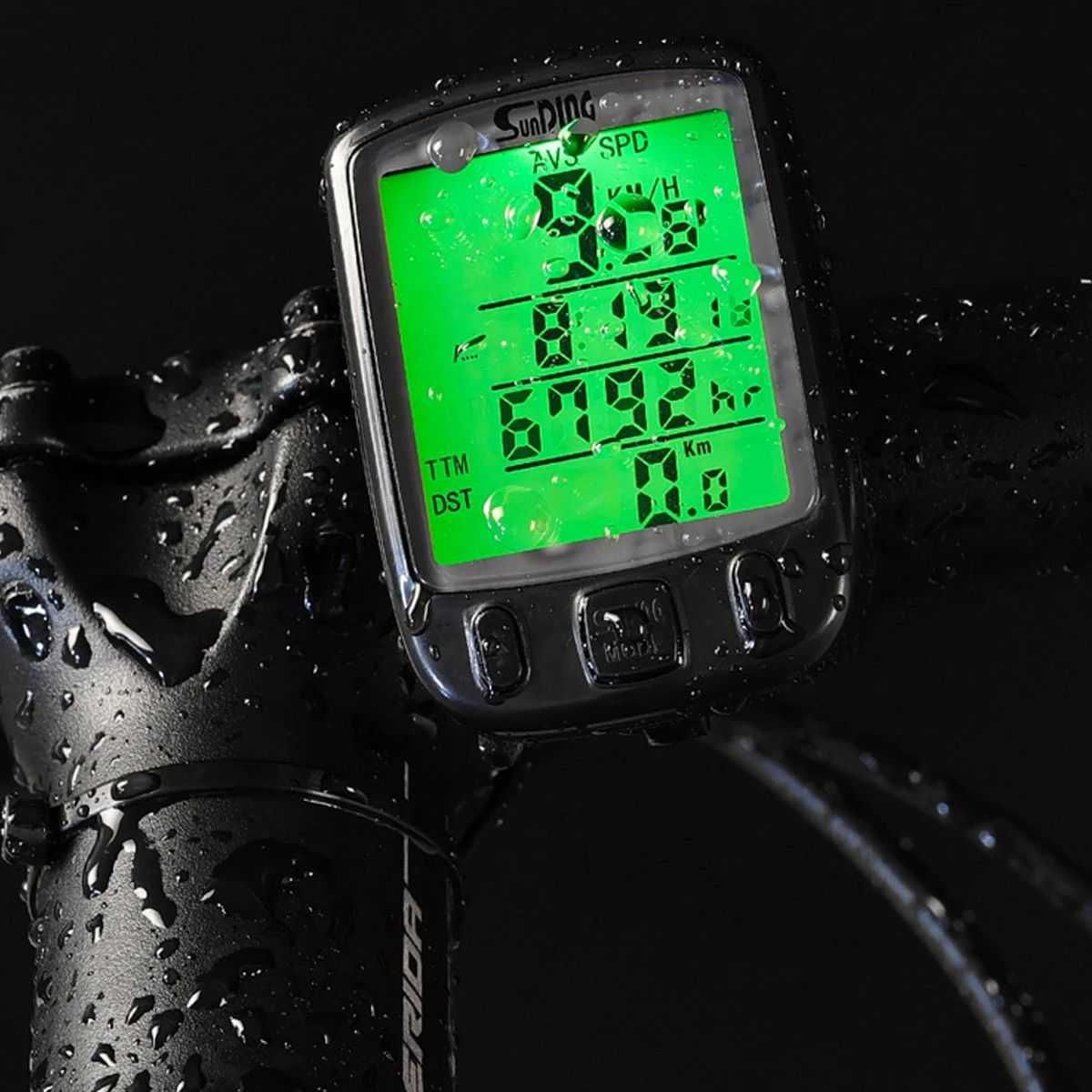 Licznik rowerowy 28 funkcji LCD prędkościomierz dystans