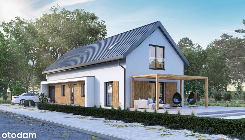 Nowy Dom z pięknym widokiem stan surowy zamkniety 10ar