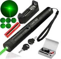 Лазерна указка Laser 303 Зелена/Синя/Червона 18650 аккумулятор 1000 mW
