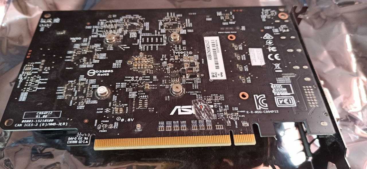 Відеокарта Asus PCI-Ex 3 Radeon RX550 4GB(в гарному стані)