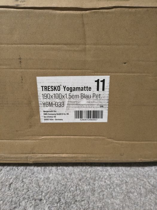 Mata do jogi Tresko sport duża XXL