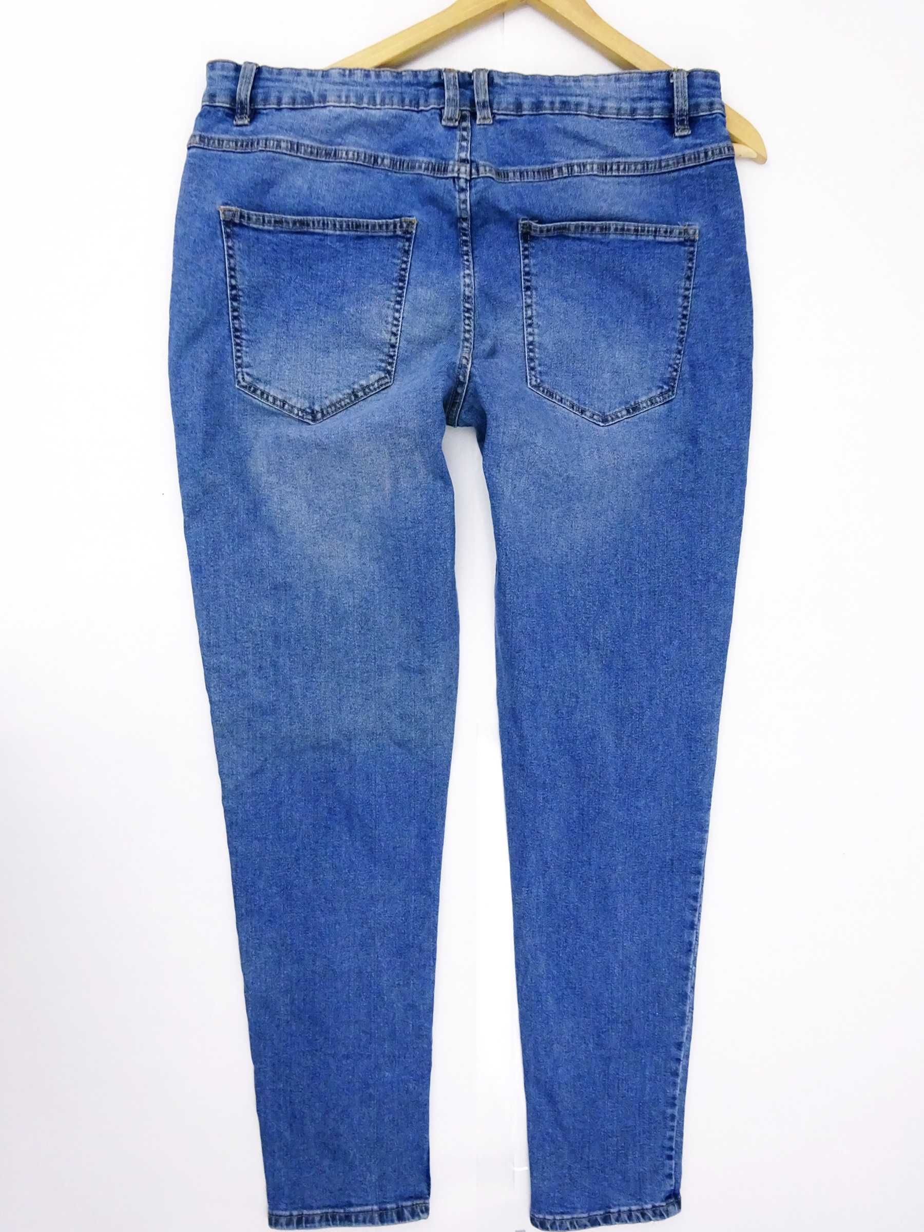 AP35 Jeansowe spodnie męskie rurki dżins skinny M L 32