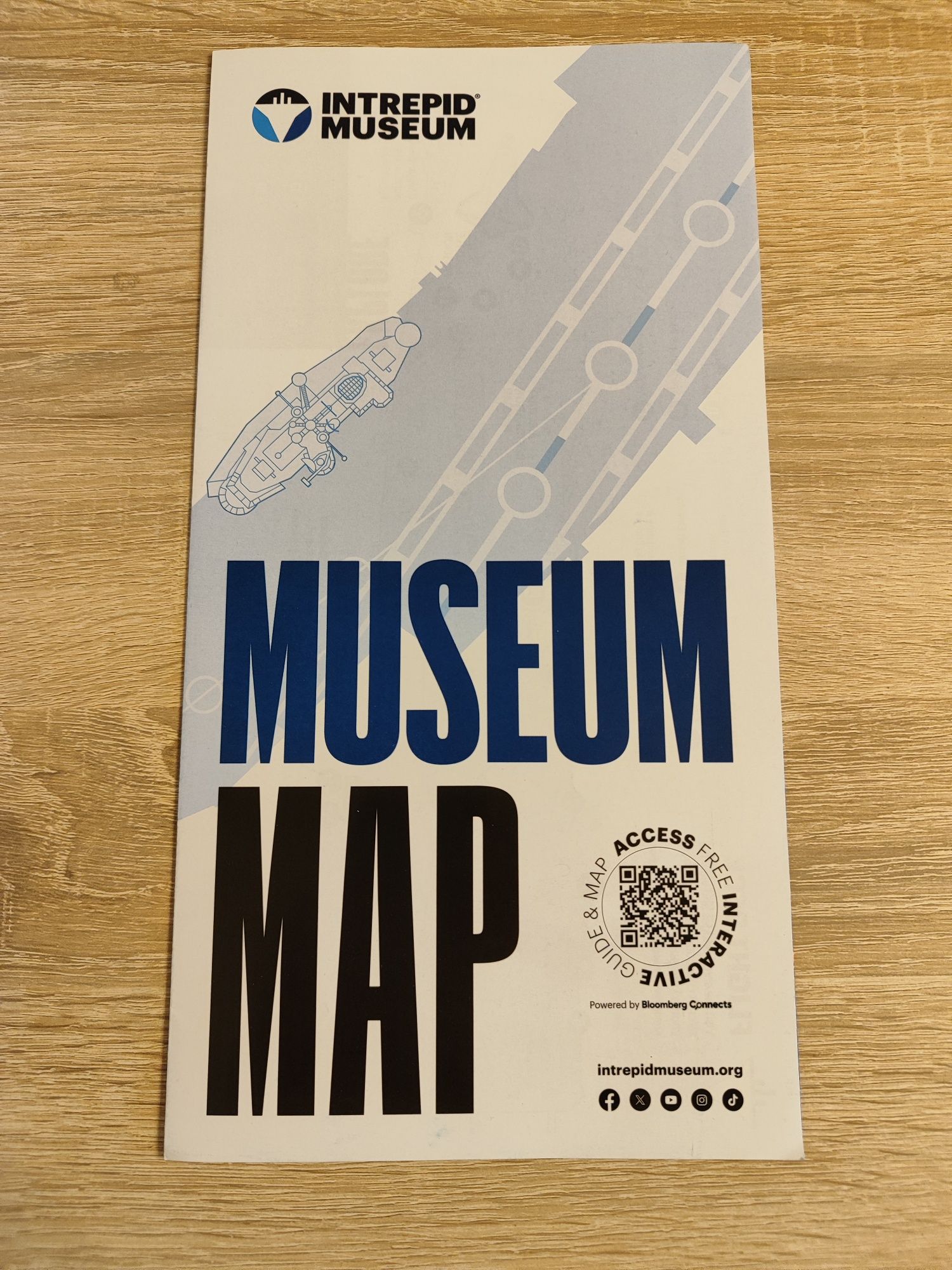 Mapka Intrepid Museum NYC USA Nowy Jork