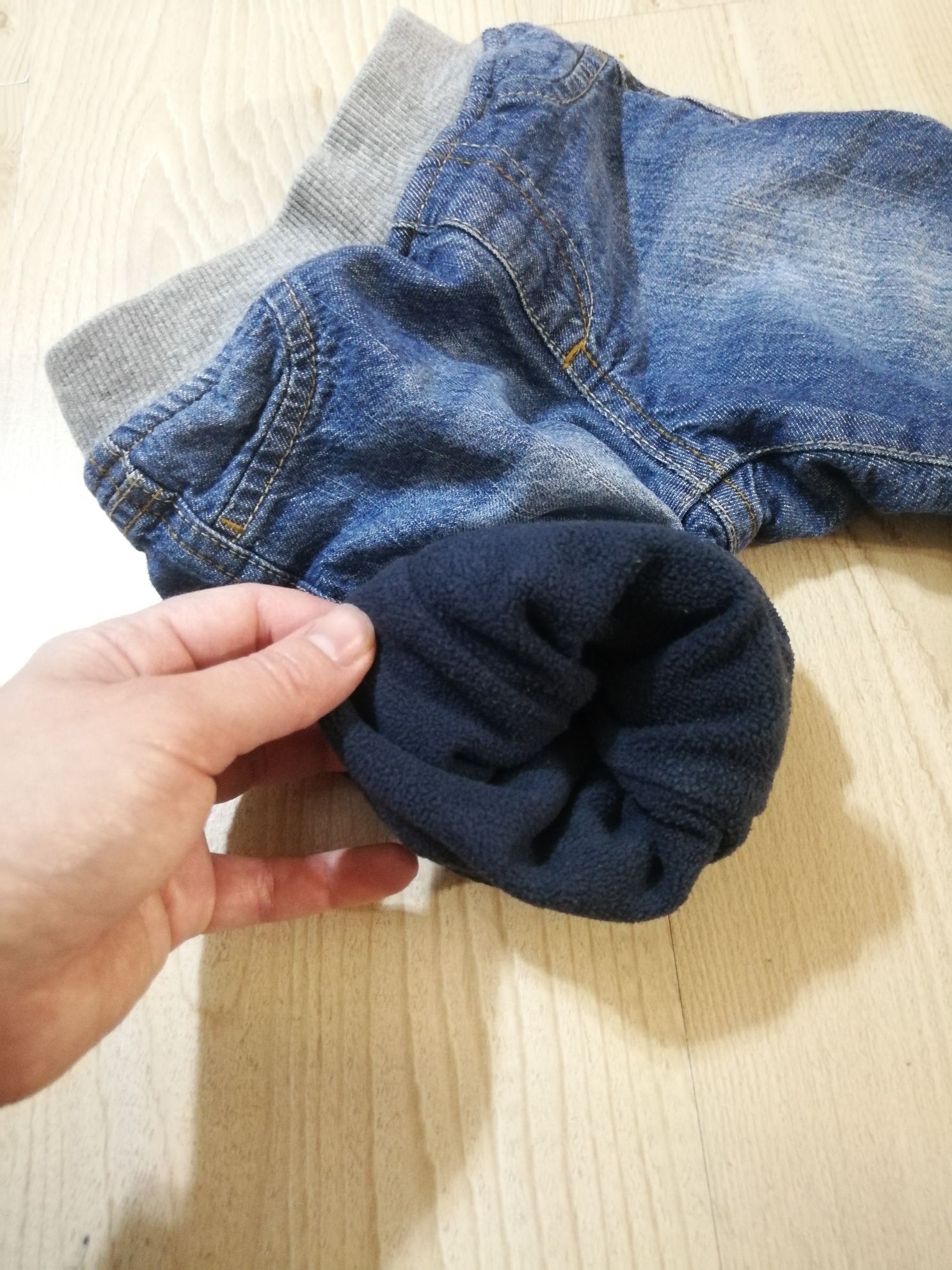 Теплі джинси на хлопчика 68 розмір, 3-6 місяців