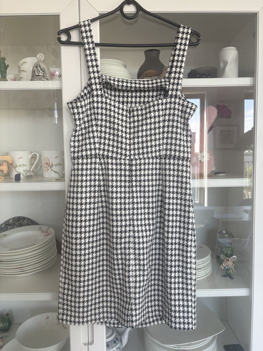 Sukienka mini pepitka mohito rozmiar 36 - ramiączka