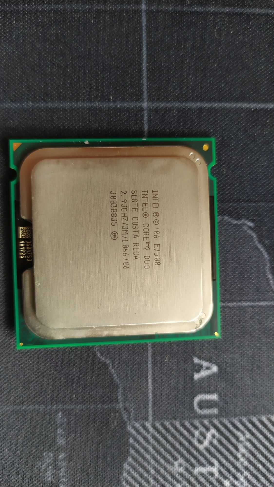 Продам процессор Intel core 2 duo E7500, два ядра рабочий