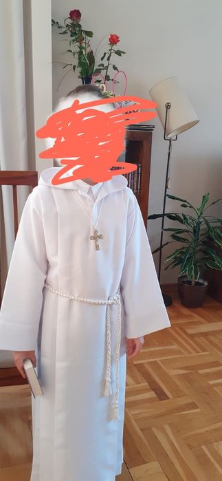Alba komunijna chłopięca 140cm
