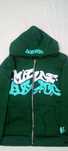 Bluza rozpinana sweter modny stylowy vintage retro y2k zielona