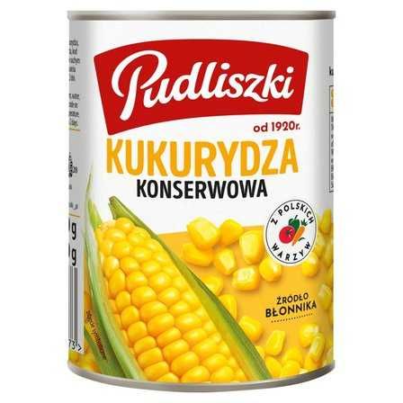 Kukurydza Pudliszki 400 g - 6 sztuk (w folii, okazja po lokalu)