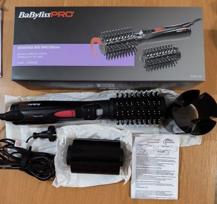 Фен-щітка BaByliss PRO BAB2770E Rotating 800