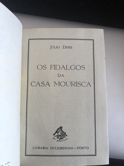 Os Fidalgos da Casa Mourisca de Julio Dinis
