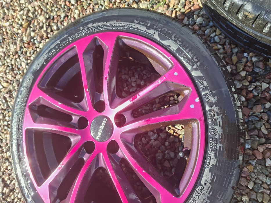 Alufelgi różowe audi 205/45 r16